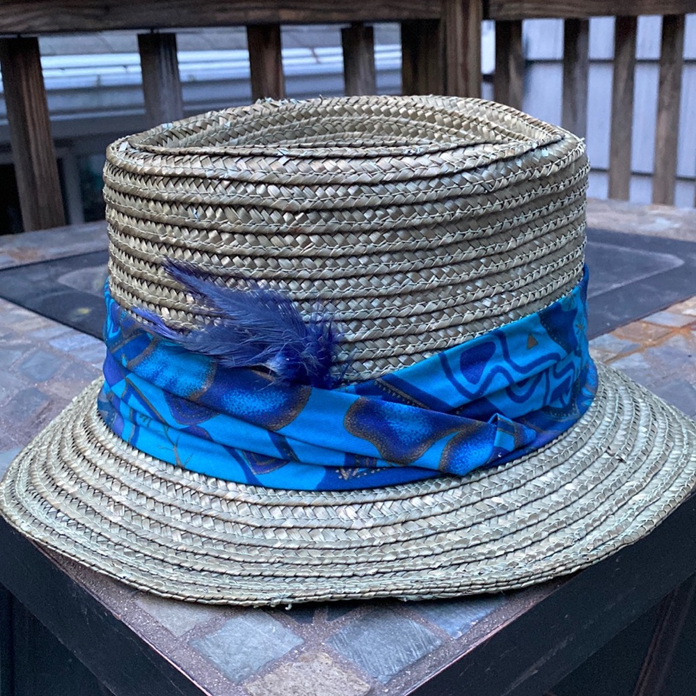 RARE Vintage Happy Cappers Straw Hat